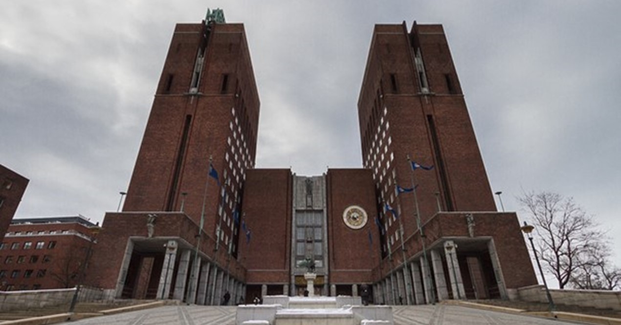 Bilde av rådhuset i Oslo