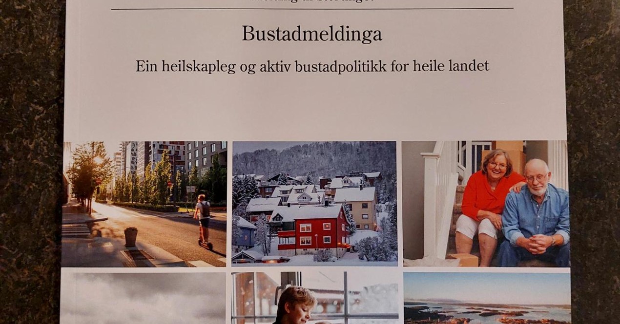 Bilde av regjeringens boligmelding