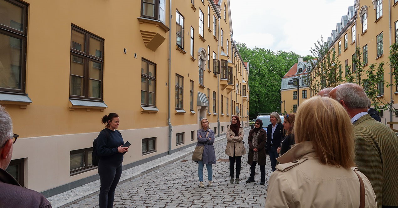 Bilde fra befaring i Tøyengata 47.