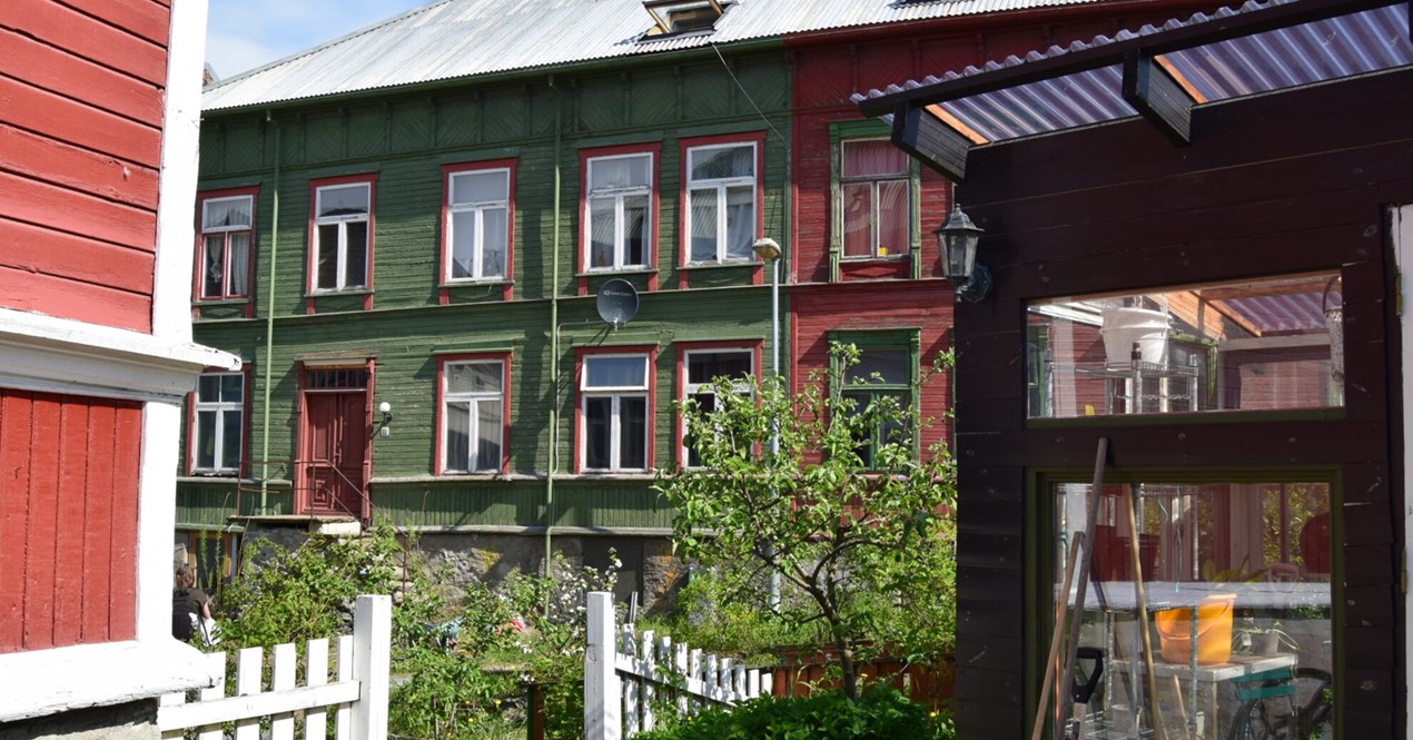 Bilde fra Svartlamon i Trondheim