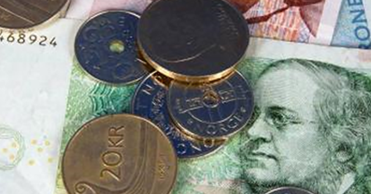 Foto av masse penger